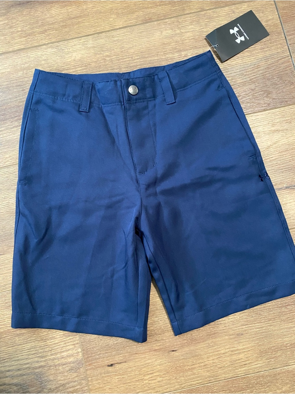 Under Armour performance boys shorts navy blue size 6